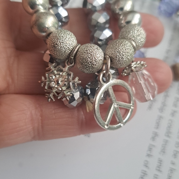 Set of 3 strechy  bracelets - Picture 5 of 6